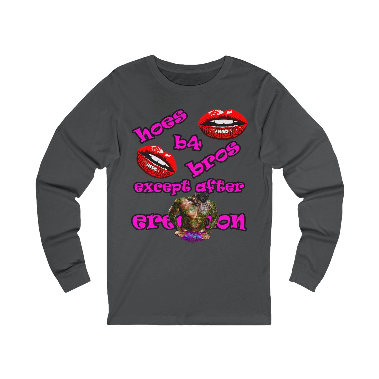 hoes b4 bros - Unisex Jersey Long Sleeve Tee
