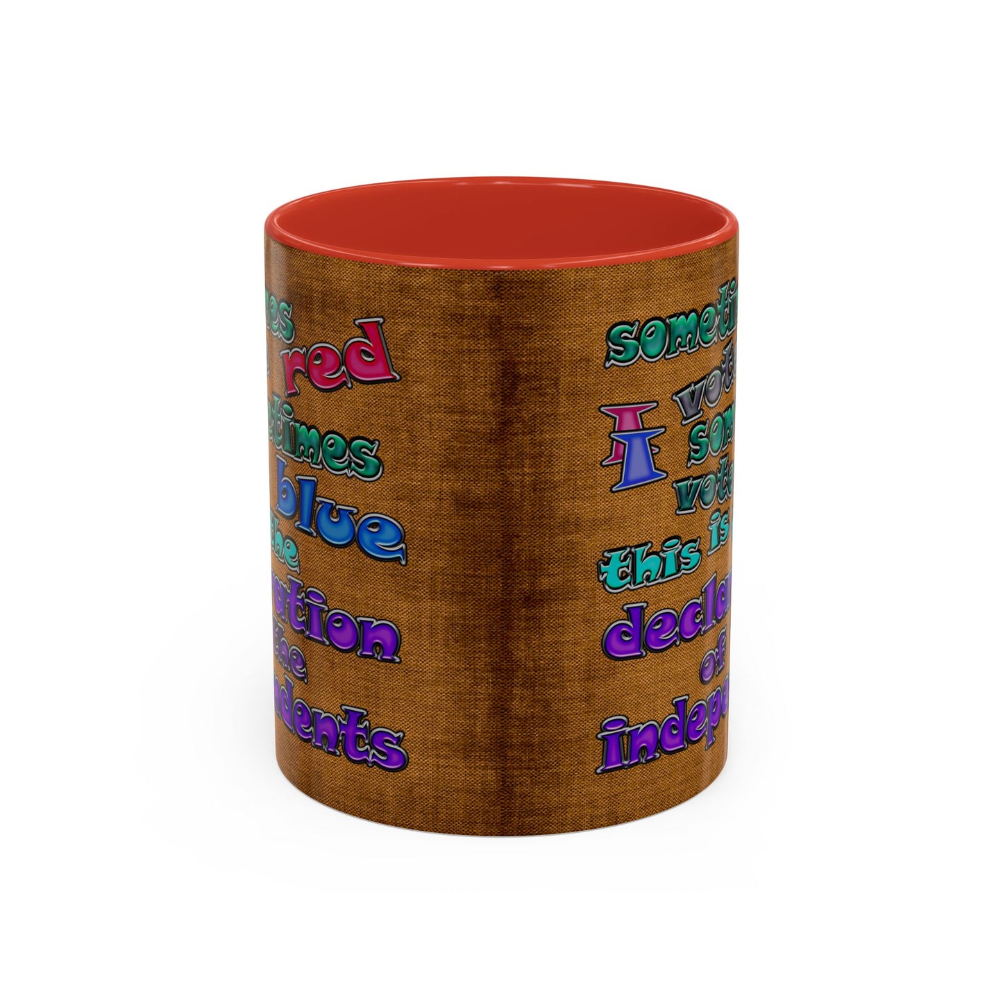 declaration of the independents - Accent Mug (brown papyrus)