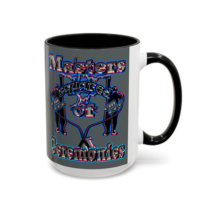 em cee squared - Accent Mug (dark grey)