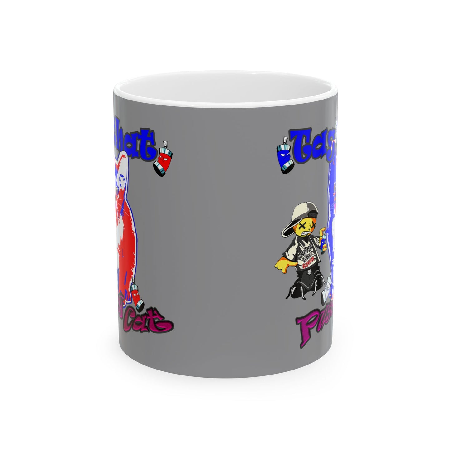 tag that - White Mug (grey)