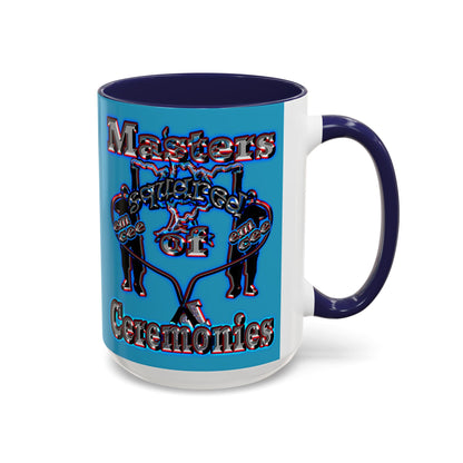 em cee squared - Accent Mug (turquoise)