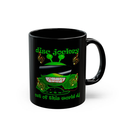 disc jockey - Black Mug (black)