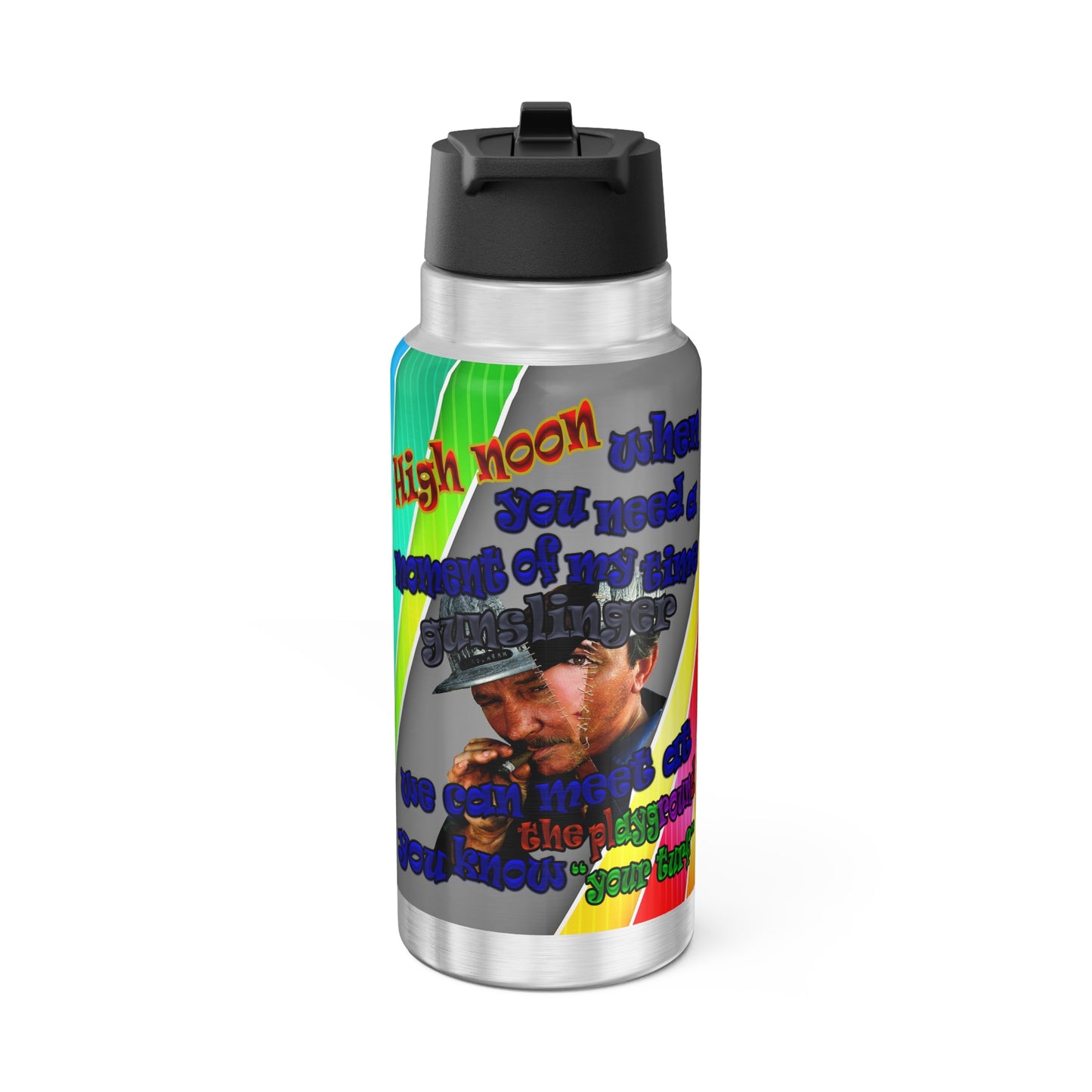 high noon - Gator Tumbler, 32oz  (rainbow split)