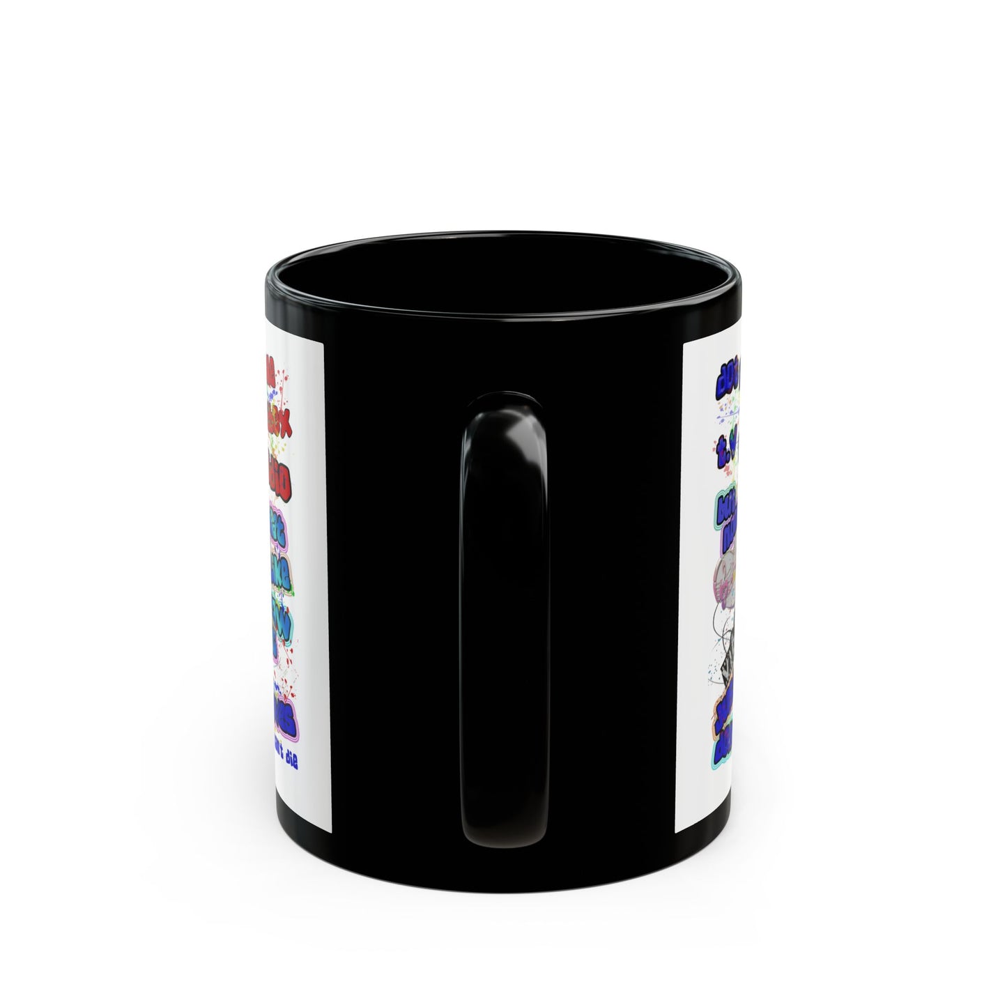 drop the beat - Black Mug (white)