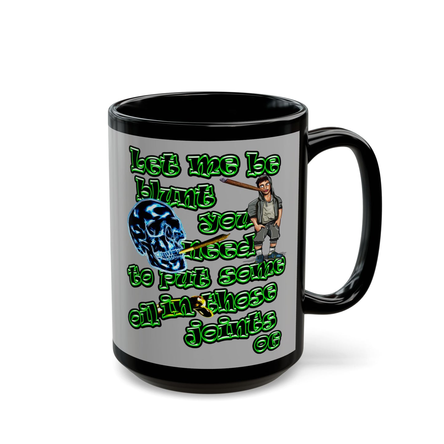 og - Black Mug (light grey)