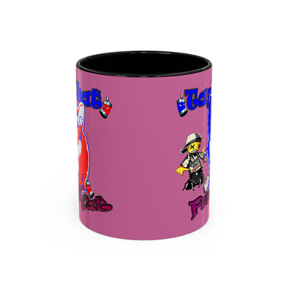 tag that - Accent Mug (light pink)