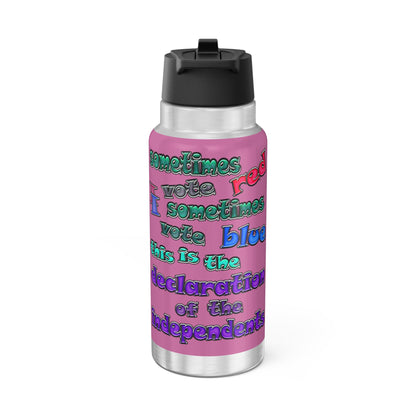 declaration of the independents - Gator Tumbler, 32oz (light pink)