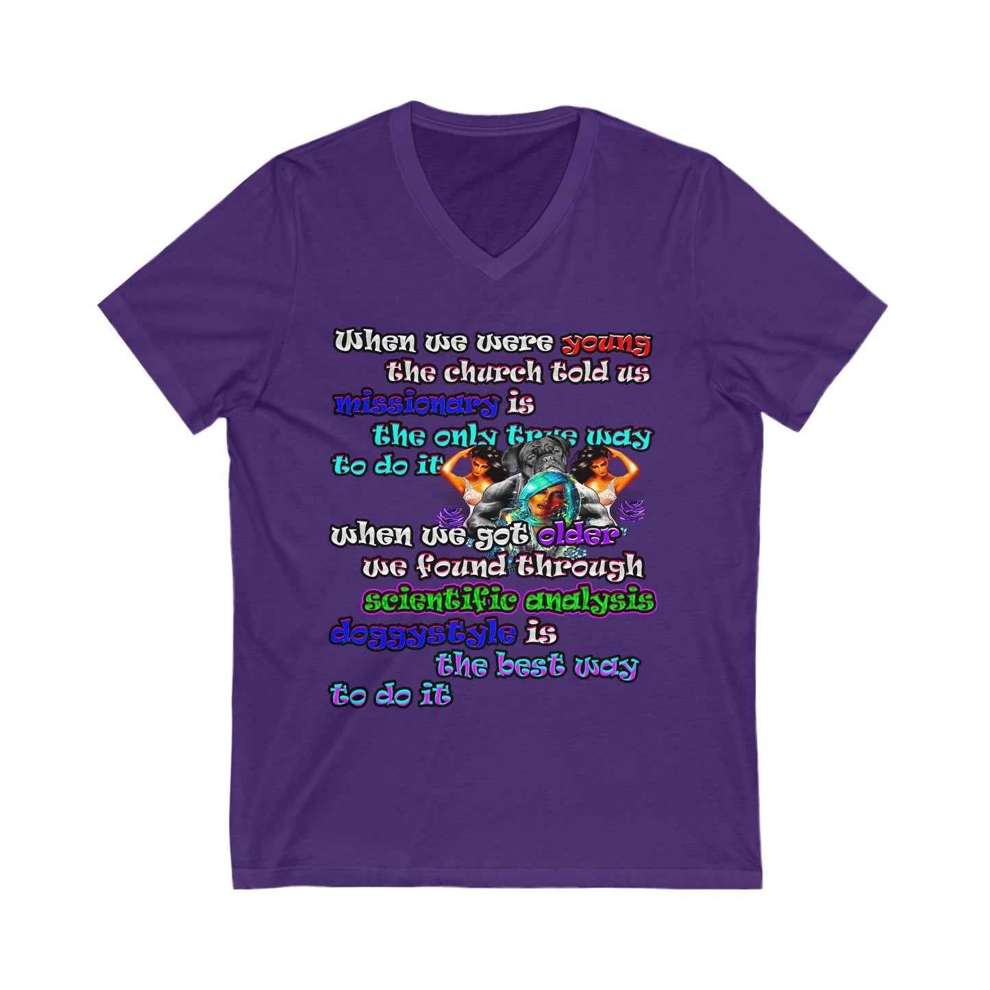 doggystyle - Unisex Jersey Short Sleeve V-Neck Tee