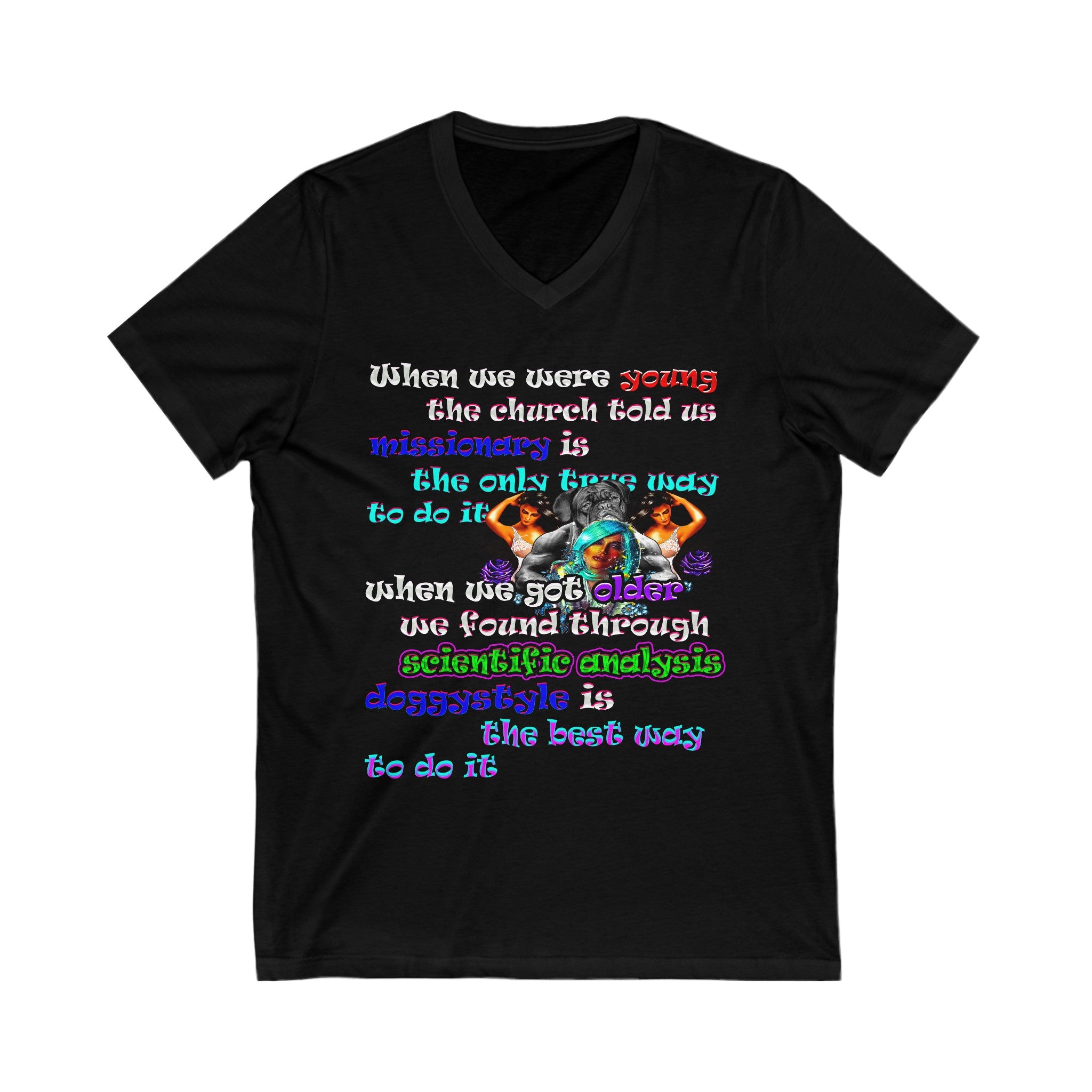 doggystyle - Unisex Jersey Short Sleeve V-Neck Tee