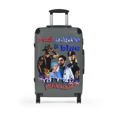 rw&b lives matter - Suitcase (dark grey)
