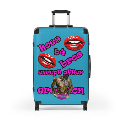 hoes b4 bros - Suitcase (turquoise)