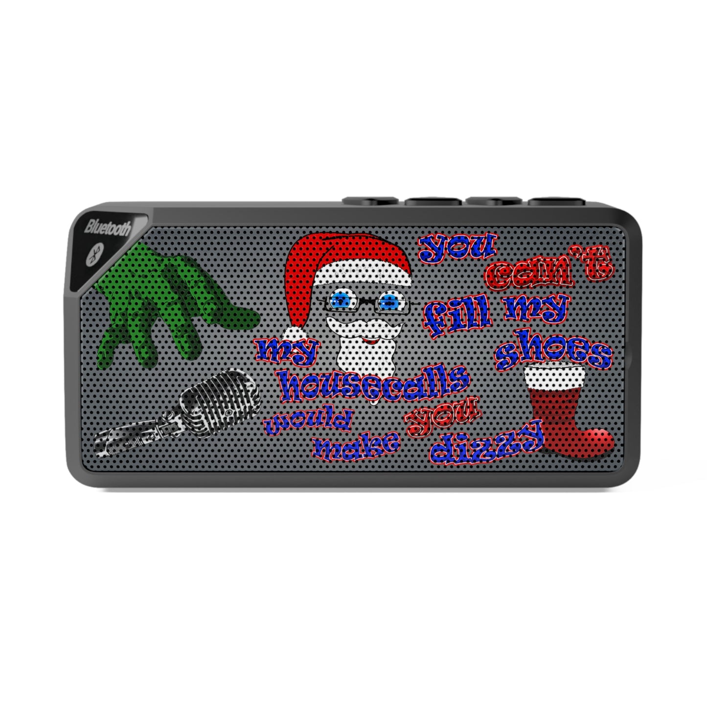 santa's shoes - Jabba Bluetooth Speaker (grey-light grey)