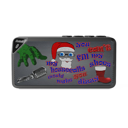 santa's shoes - Jabba Bluetooth Speaker (grey-light grey)