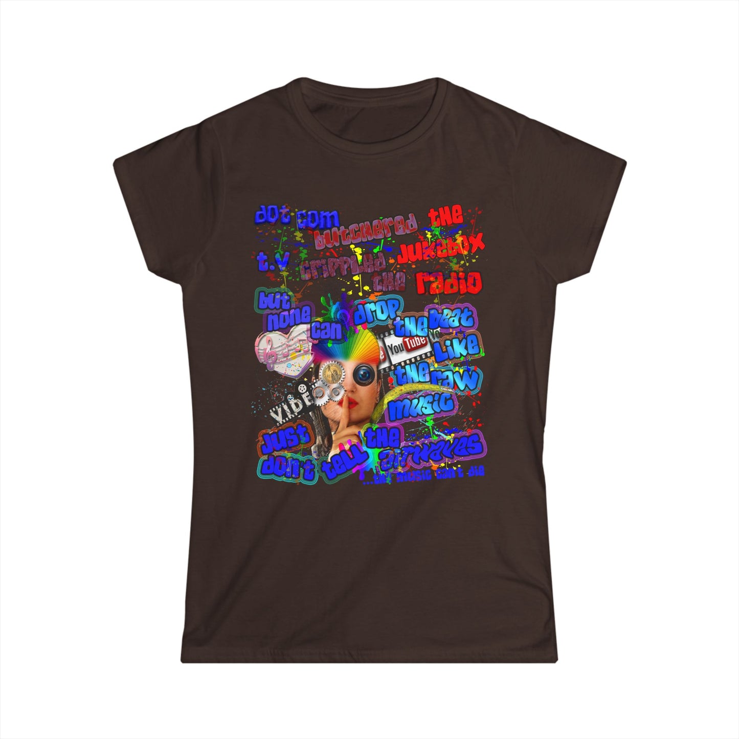 drop the beat - Women's Softstyle Tee