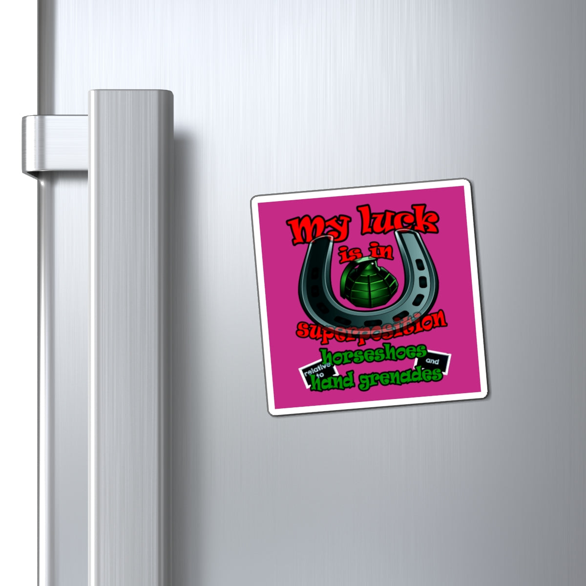 my luck - Magnets - (pink)