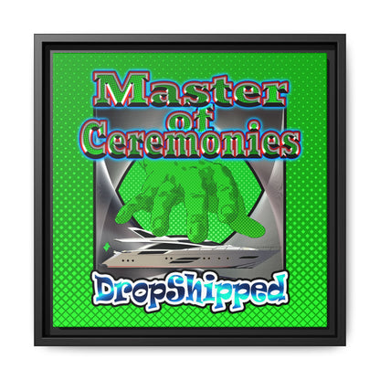 logo - framed canvas art (logo green)