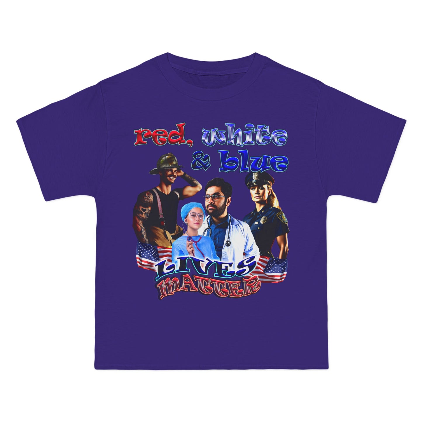 rw&b lives matter - Beefy-T®  Short-Sleeve T-Shirt