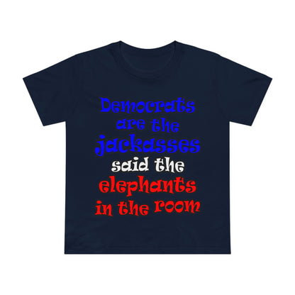 donkeys and elephants - Women’s Maple Tee