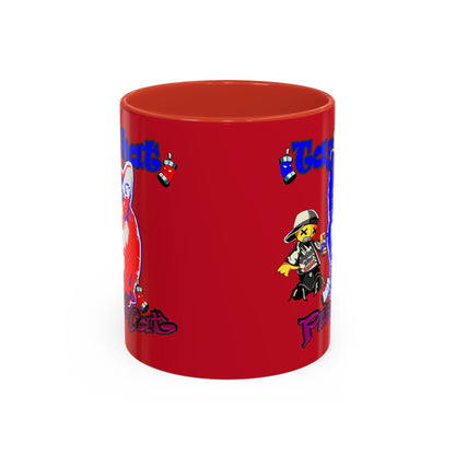 tag that - Accent Mug (dark red)