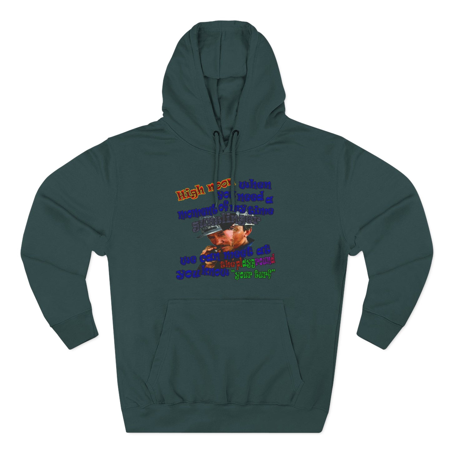 high noon - Three-Panel Fleece Hoodie