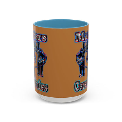 em cee squared - Accent Mug (light brown)