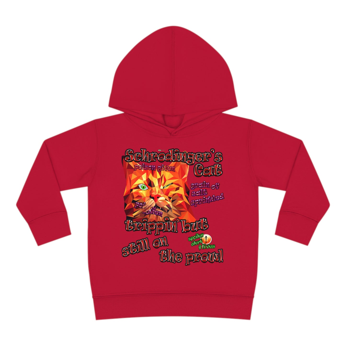 schrodinger's cat - Toddler Pullover Fleece Hoodie