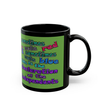 declaration of the independents - Black Mug (green)