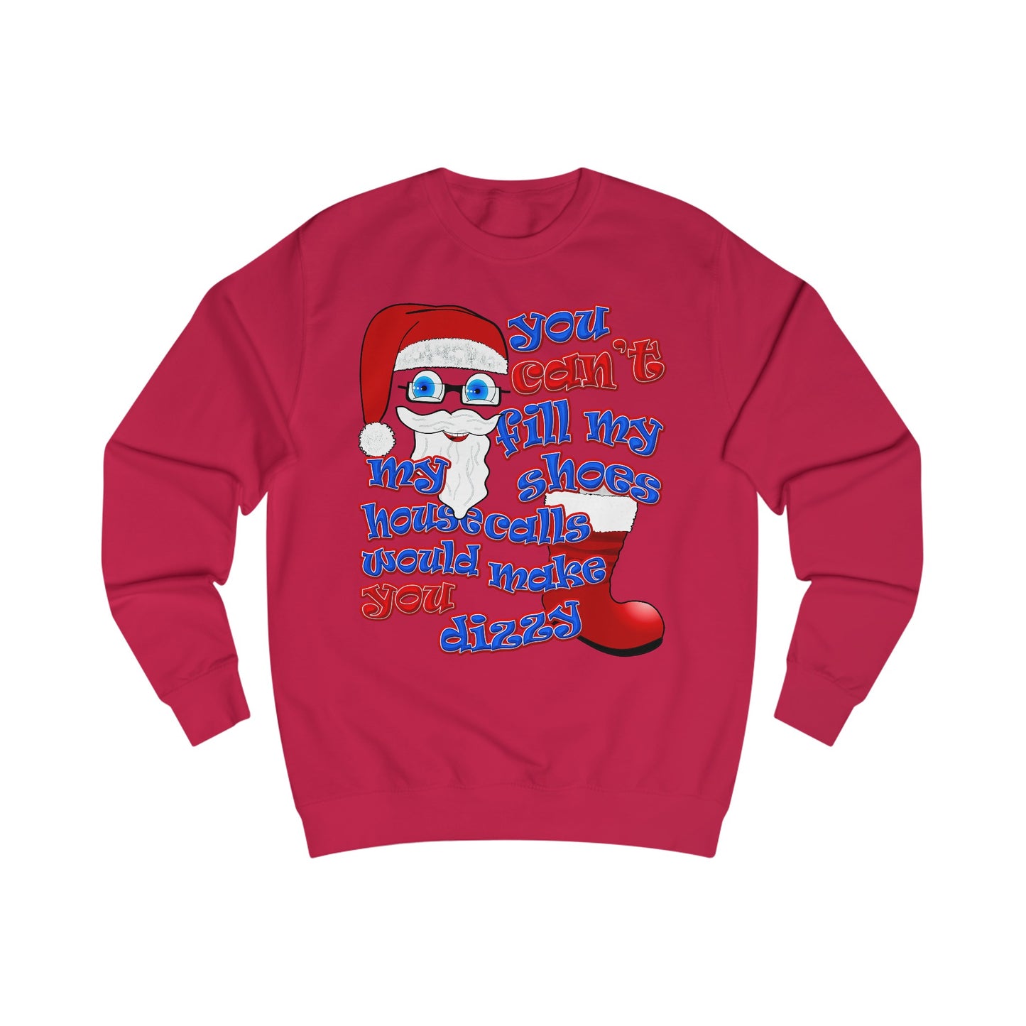 santa's shoes - Men's Sweatshirt