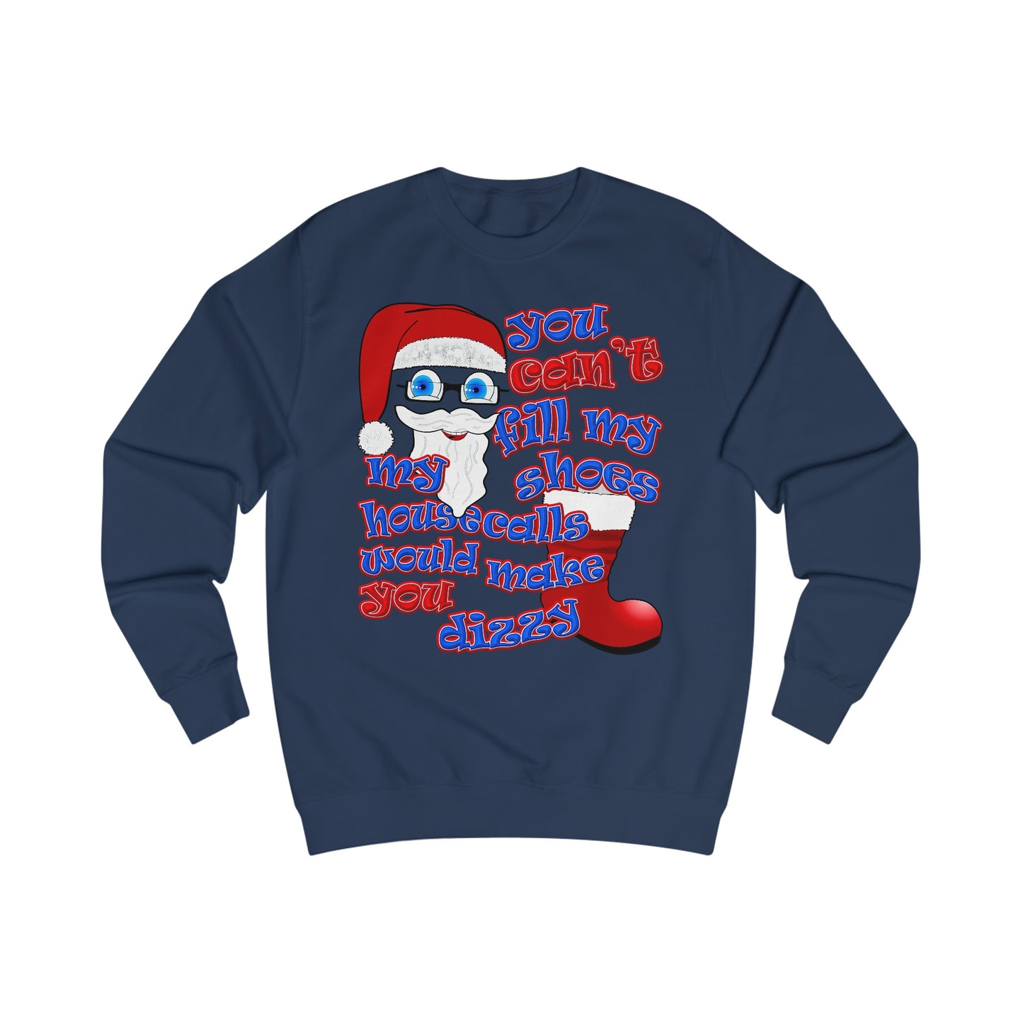 santa's shoes - Men's Sweatshirt
