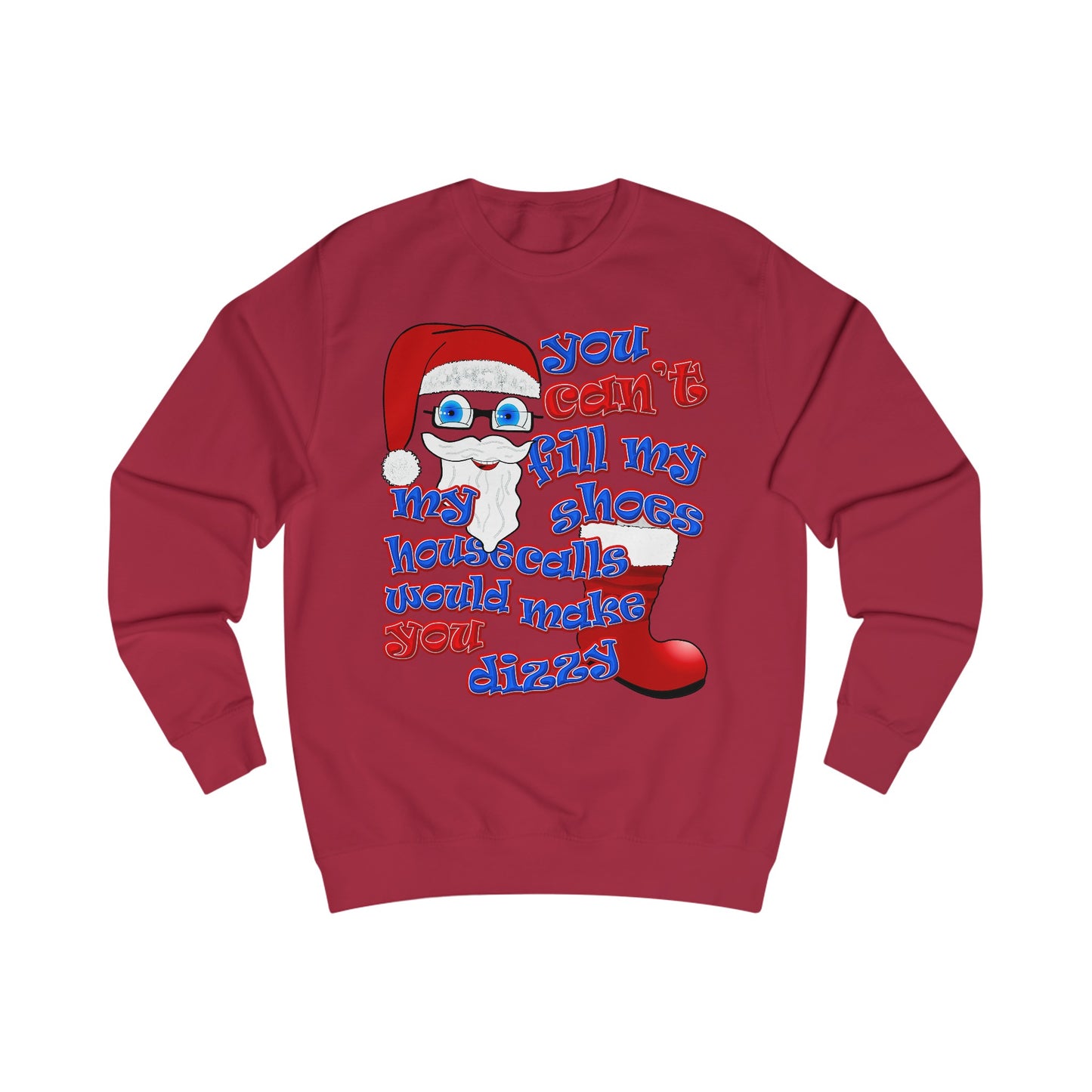 santa's shoes - Men's Sweatshirt