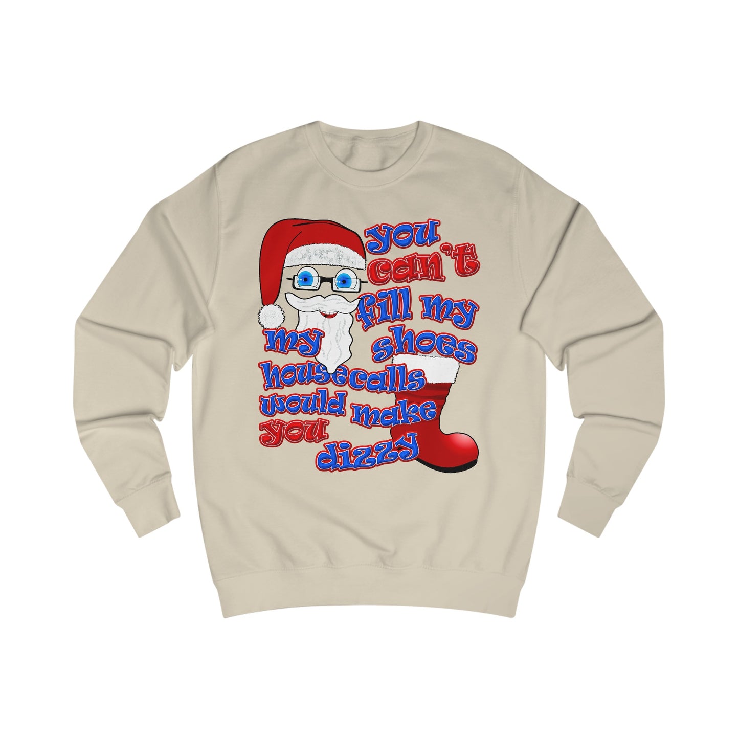 santa's shoes - Men's Sweatshirt