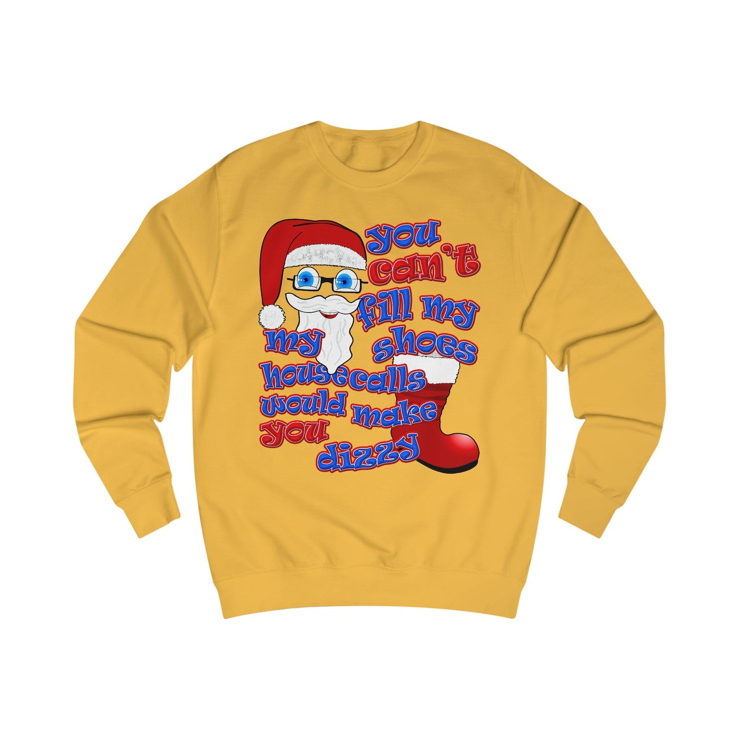 santa's shoes - Men's Sweatshirt