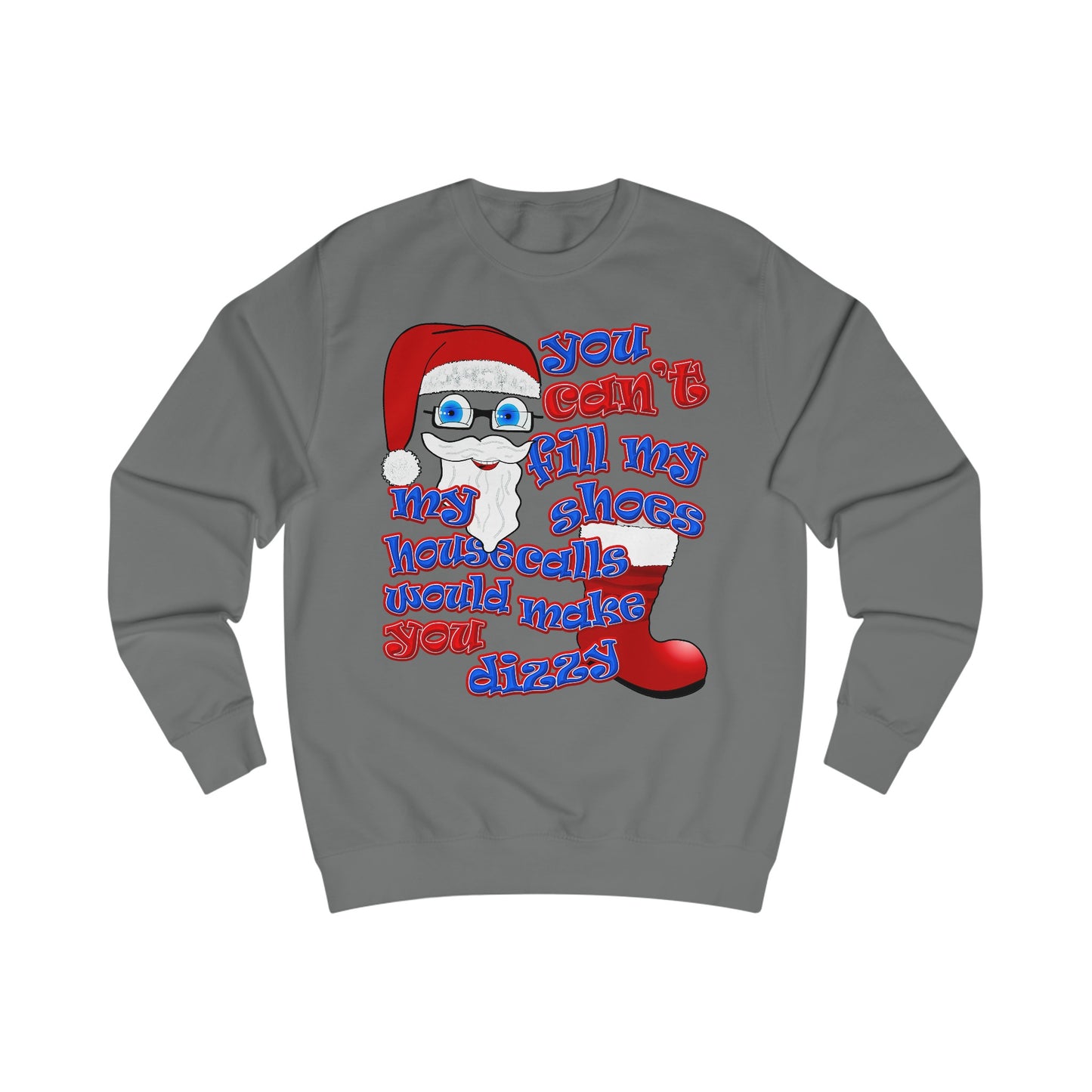 santa's shoes - Men's Sweatshirt