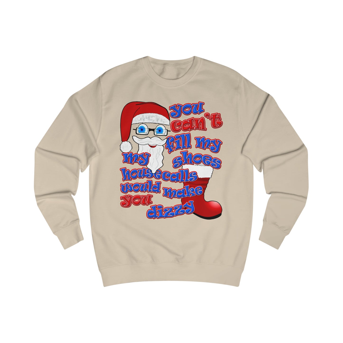 santa's shoes - Men's Sweatshirt