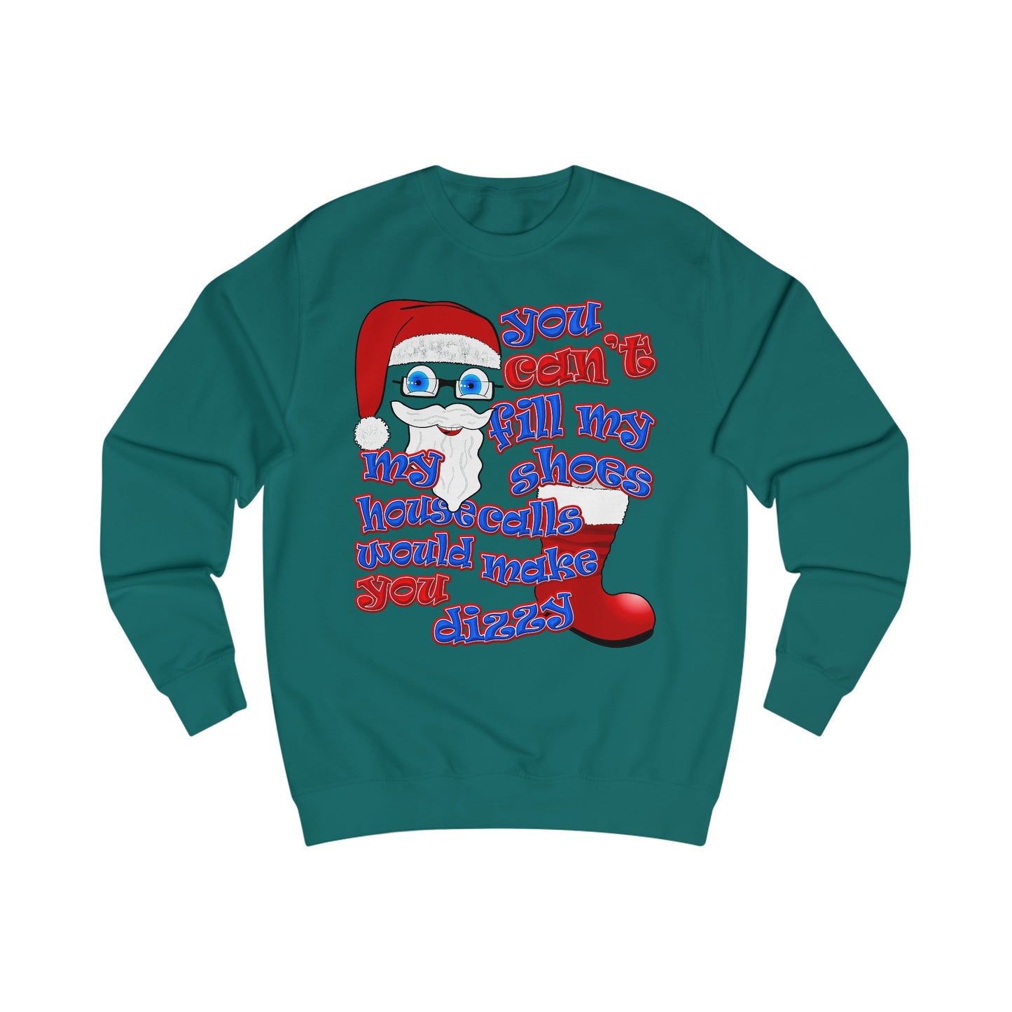 santa's shoes - Men's Sweatshirt