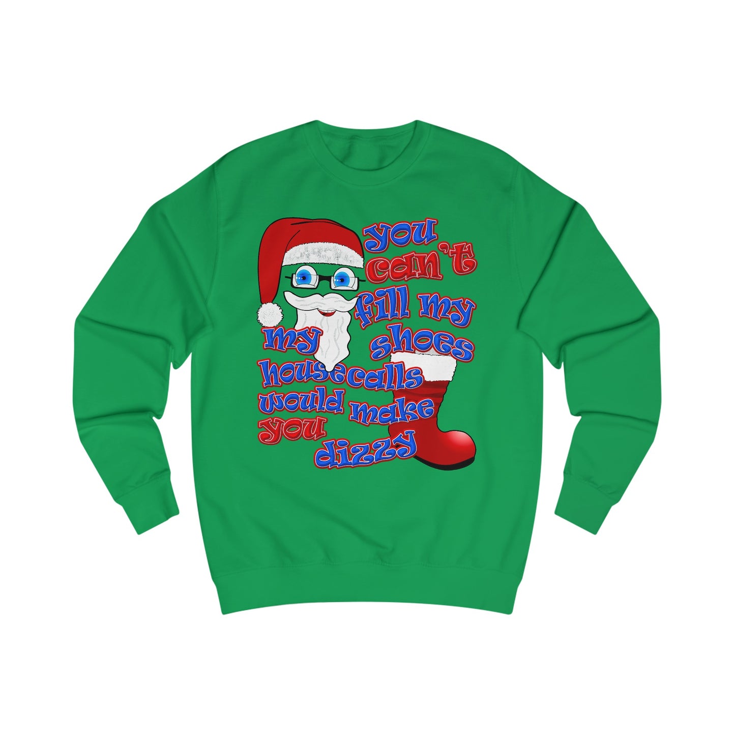 santa's shoes - Men's Sweatshirt