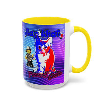 tag that - Accent Mug (purple wave)