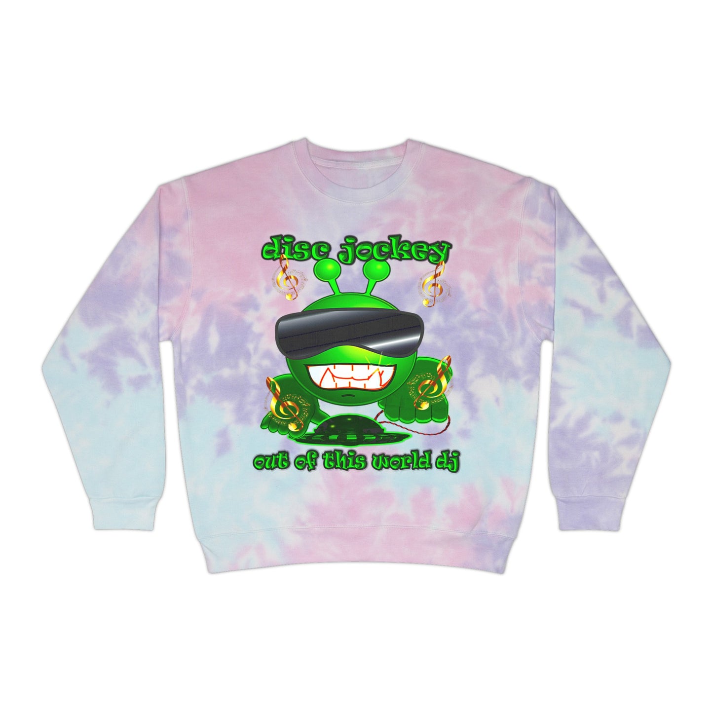 disc jockey - Unisex Tie-Dye Sweatshirt
