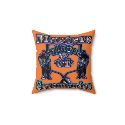 em cee squared - Spun Polyester Square Pillow - (crusta)