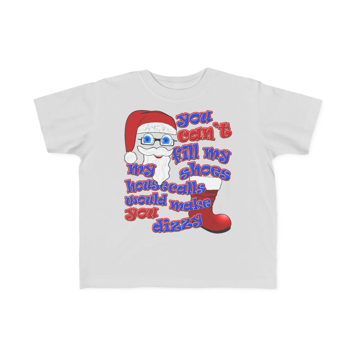 santa's shoes - Toddler's Fine Jersey Tee