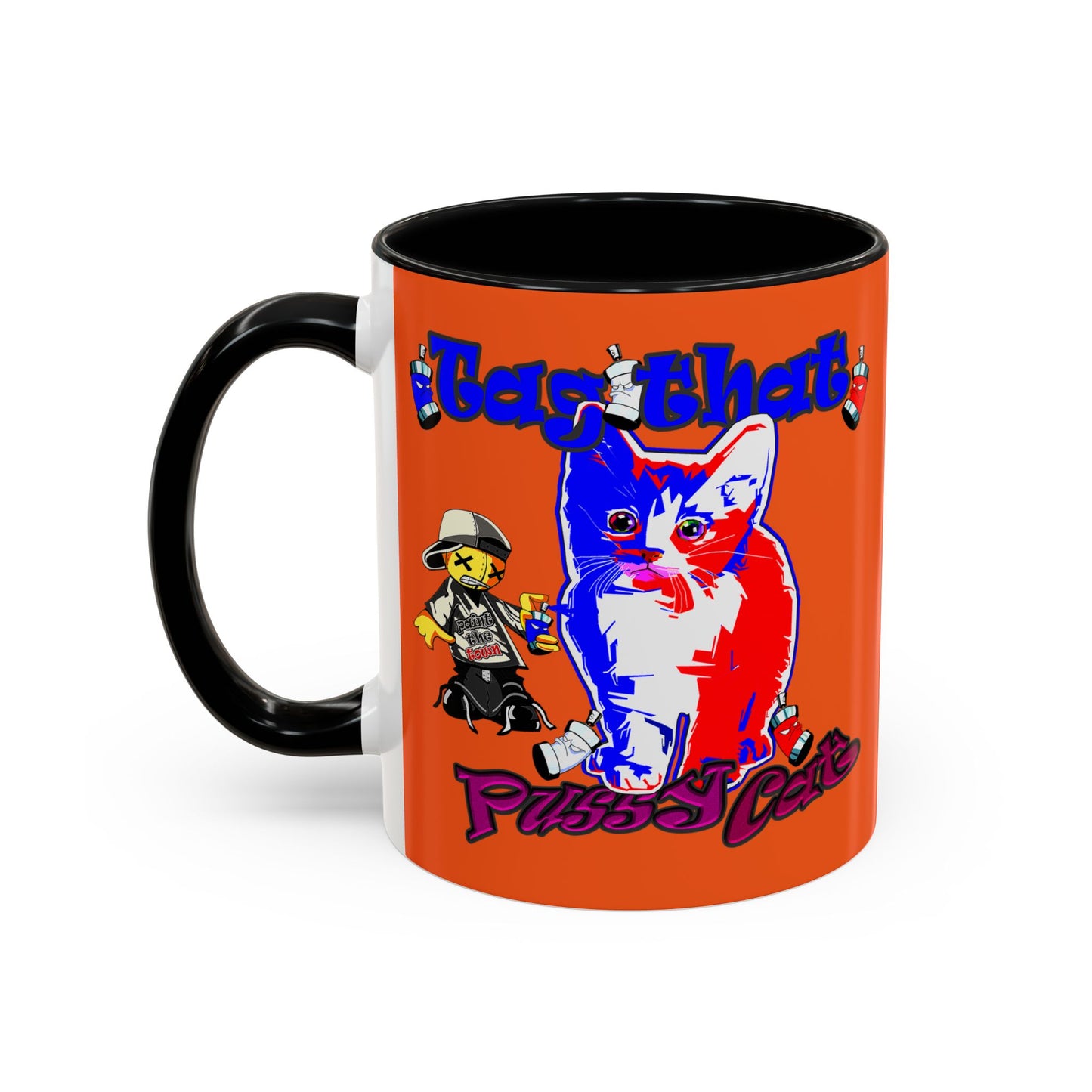 tag that - Accent Mug (orange)