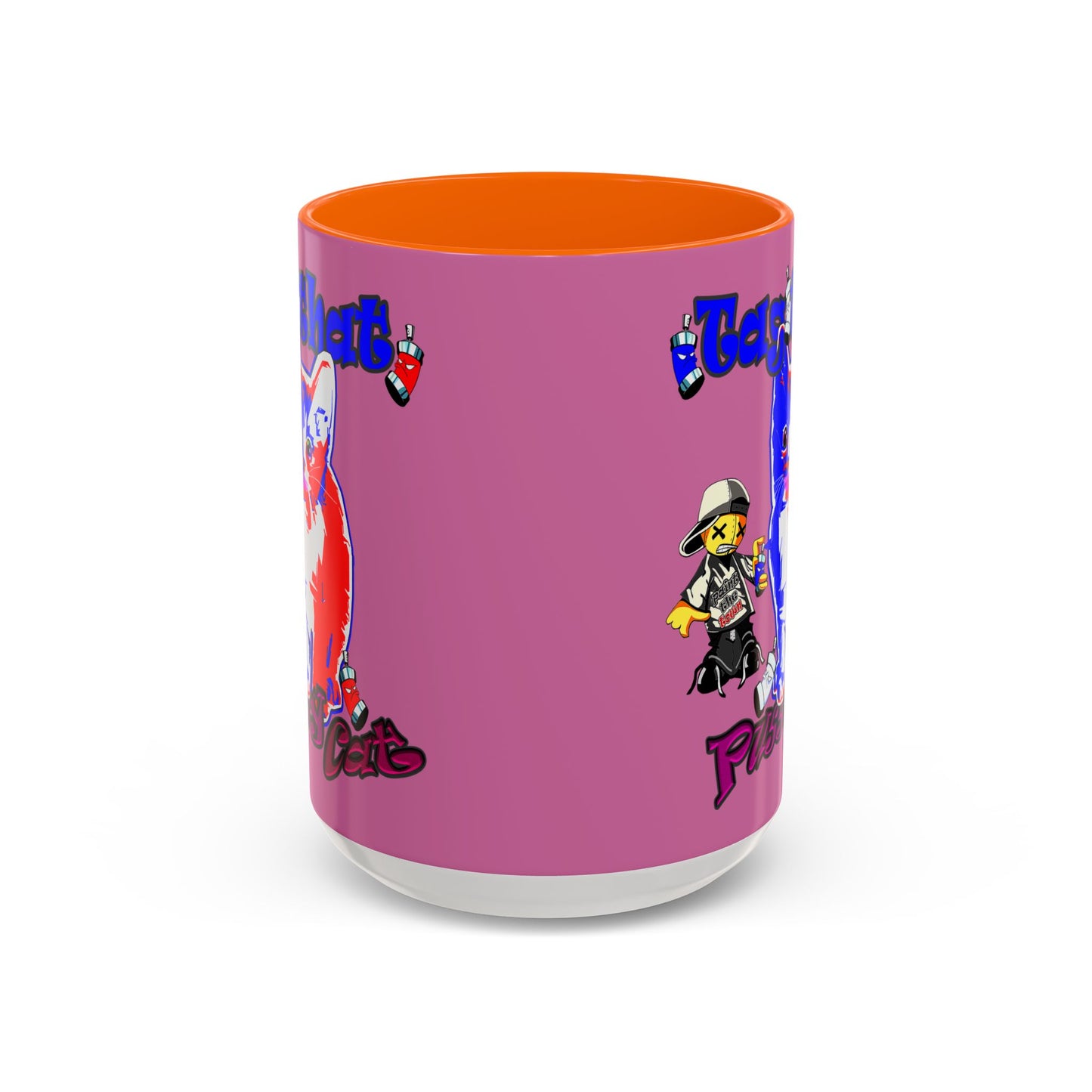 tag that - Accent Mug (light pink)