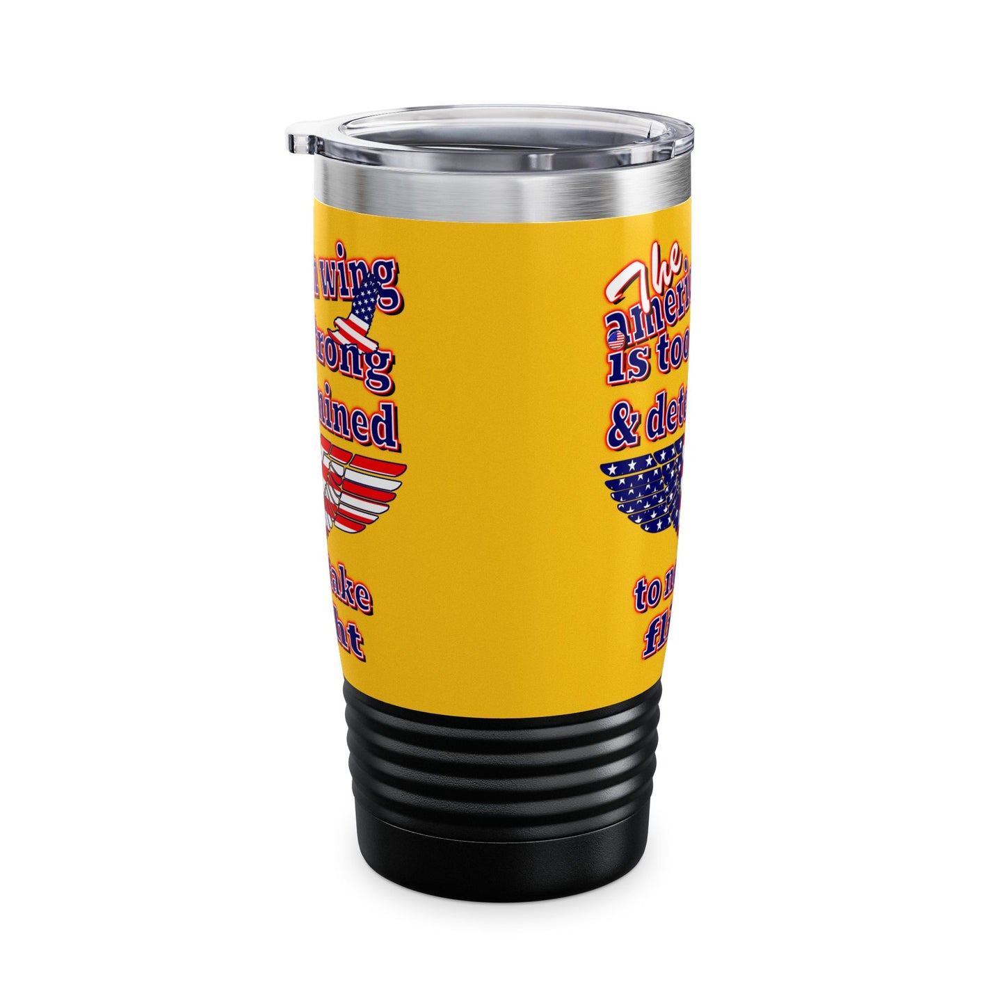 american wing - Ringneck Tumbler, 20oz (yellow)