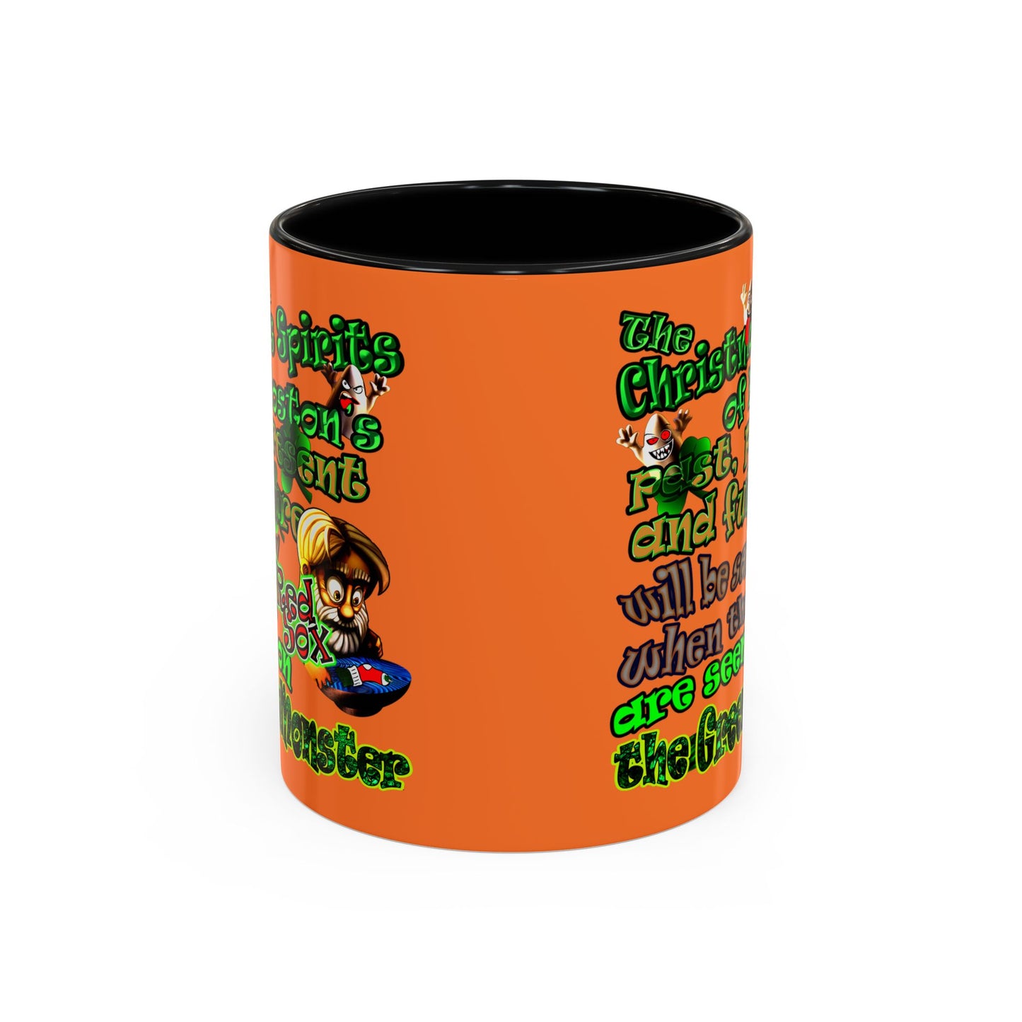 christmas spirits of boston - Accent Mug (crusta)