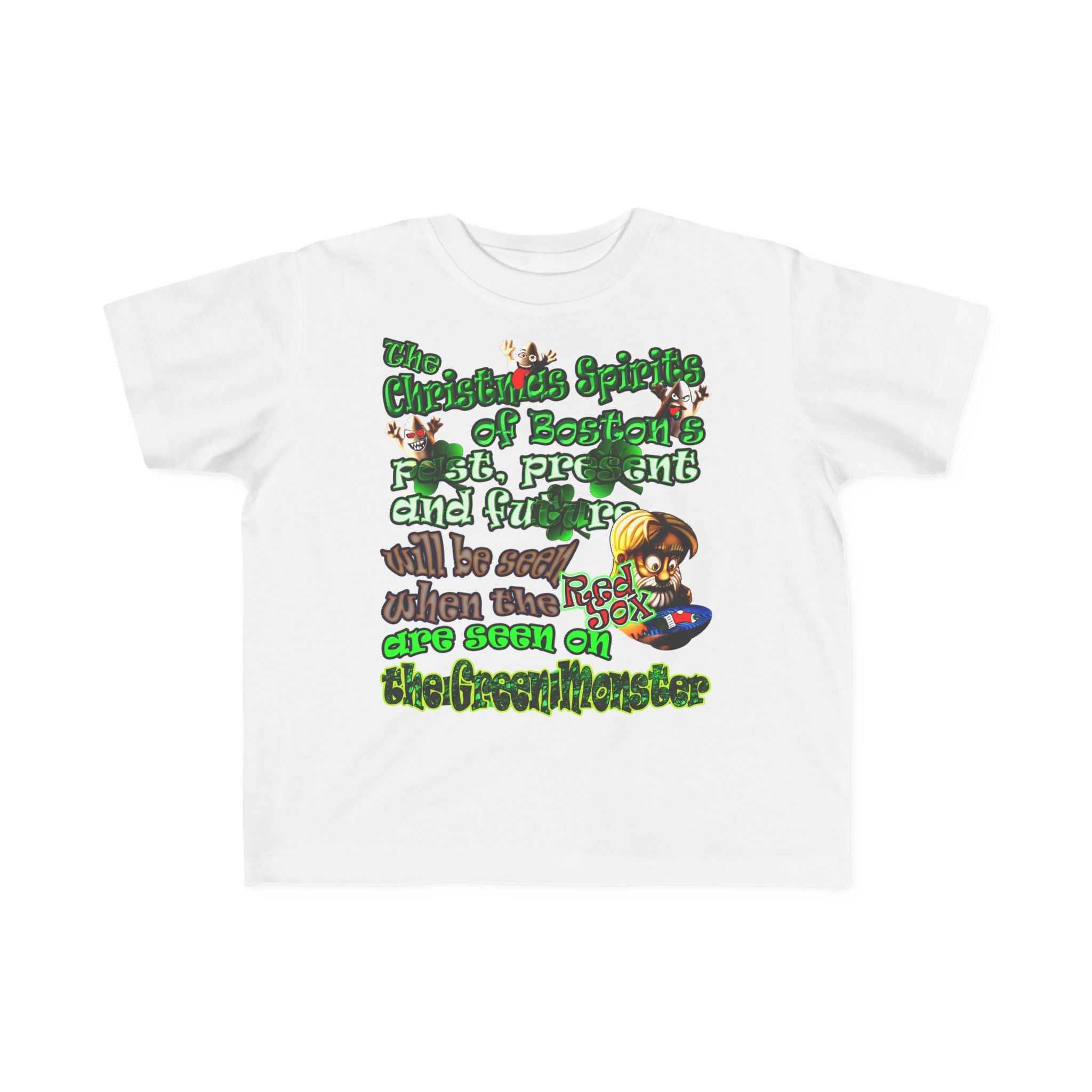 christmas spirits of boston - Toddler's Fine Jersey Tee