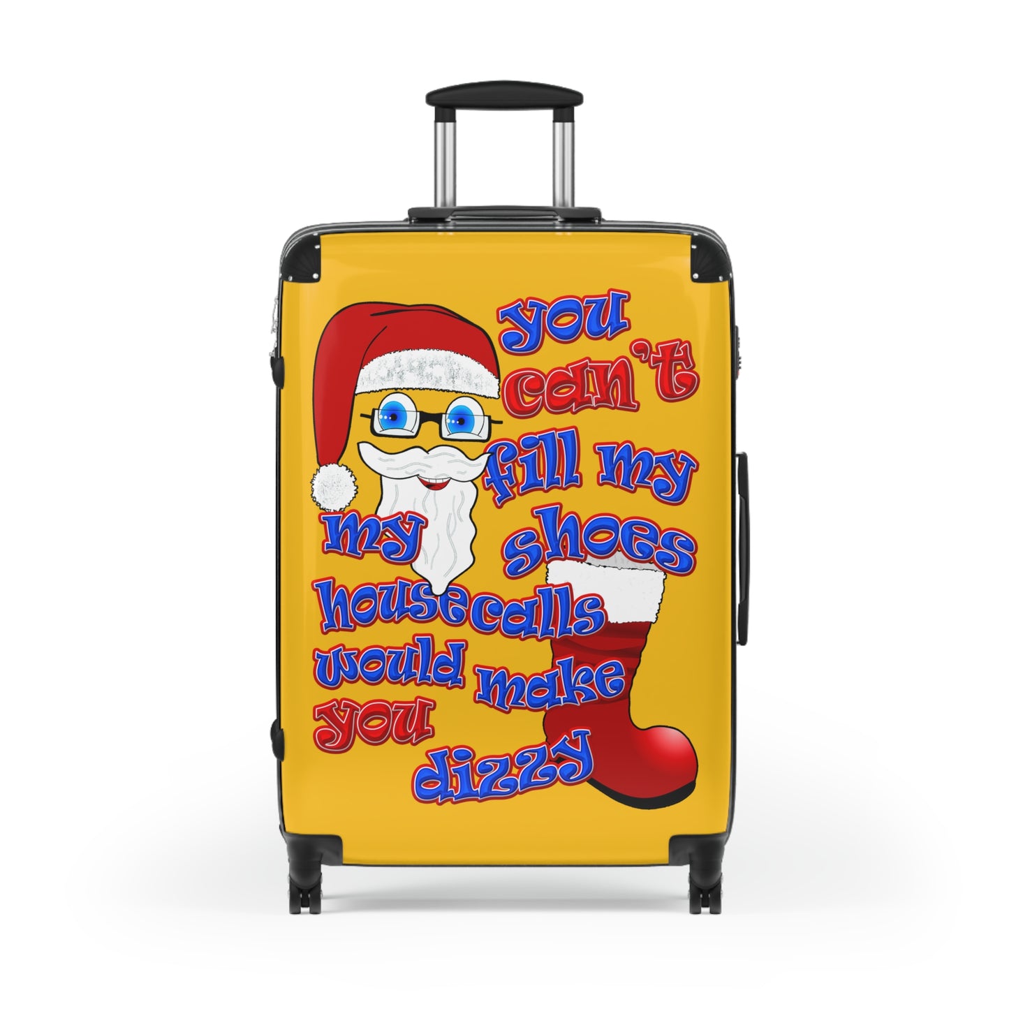 santa's shoes - Suitcase (yellow)