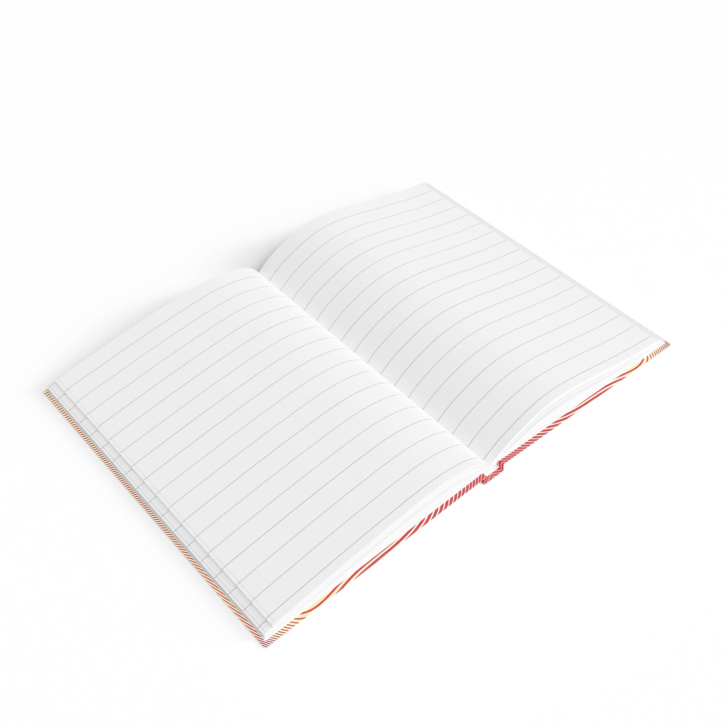 declaration of the independents - journal-lined (yellow-orange wave)