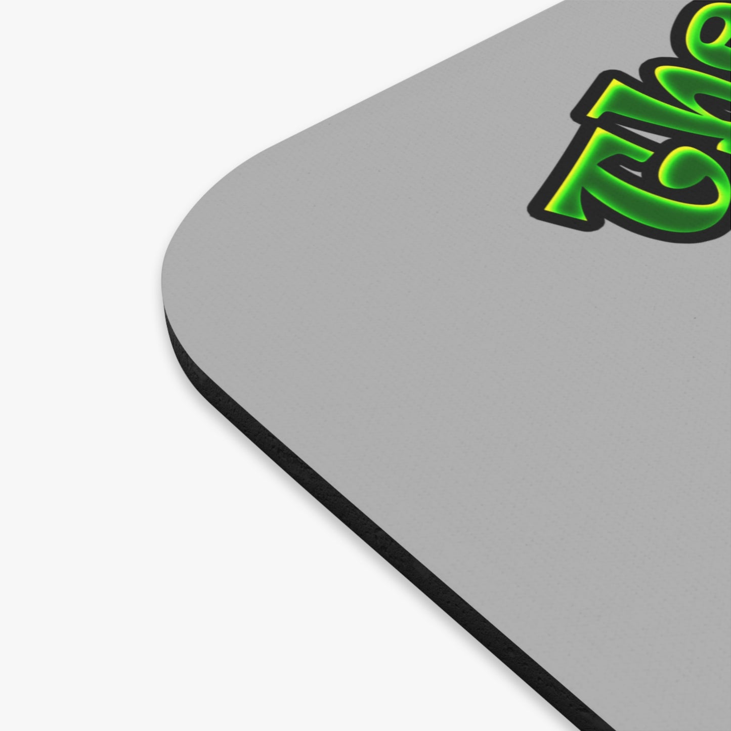 green monster - Mouse Pad (Rectangle) (light grey)
