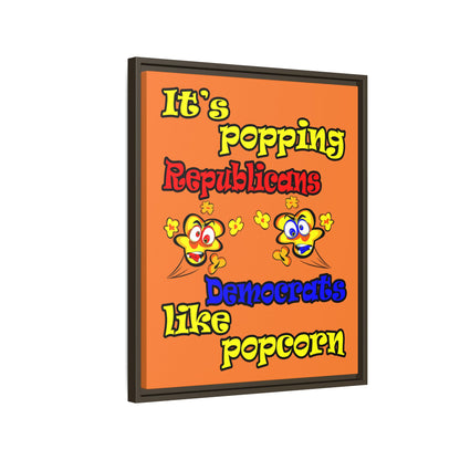 popping like popcorn - framed canvas art (crusta)
