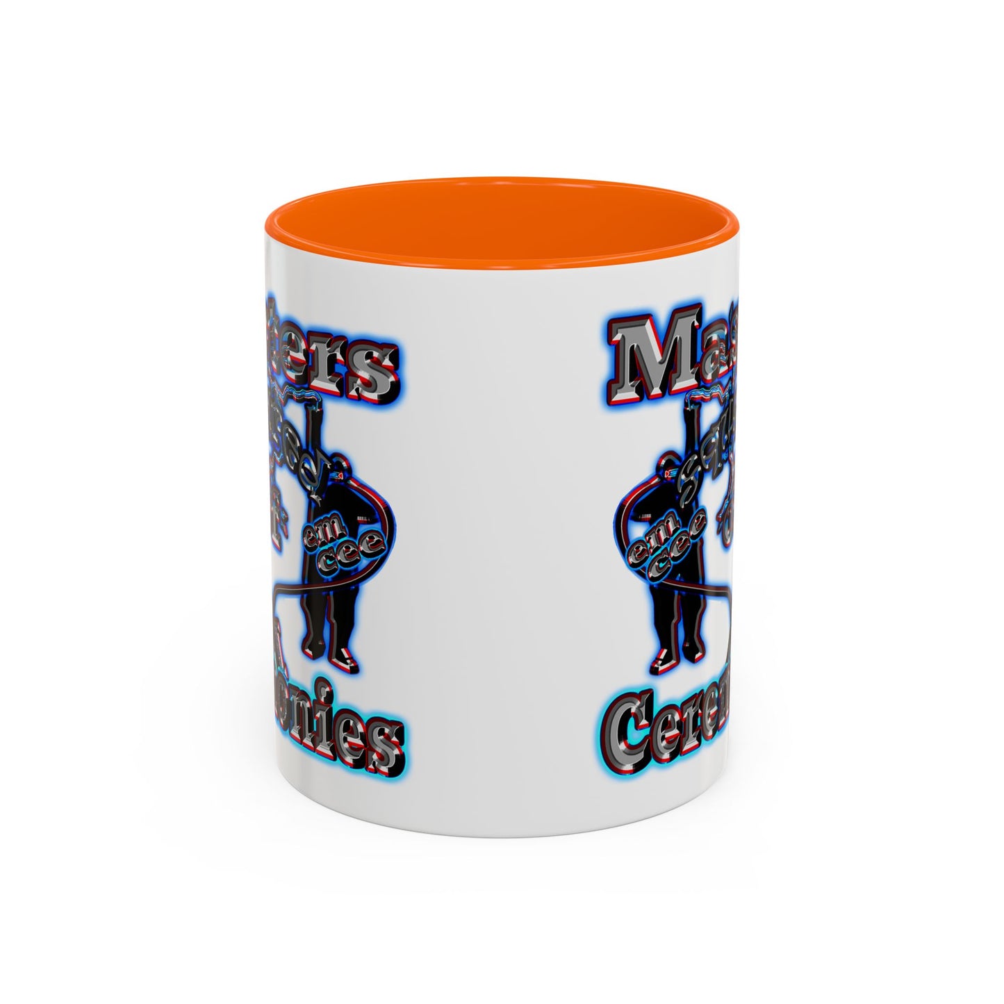 em cee squared - Accent Mug (white)